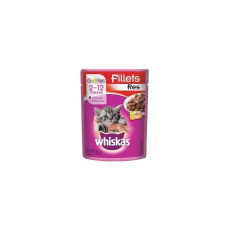 Alimento para gato cachorro res 85 g