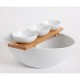 Set botanero c/tabla Gracious Dining 4 pzas