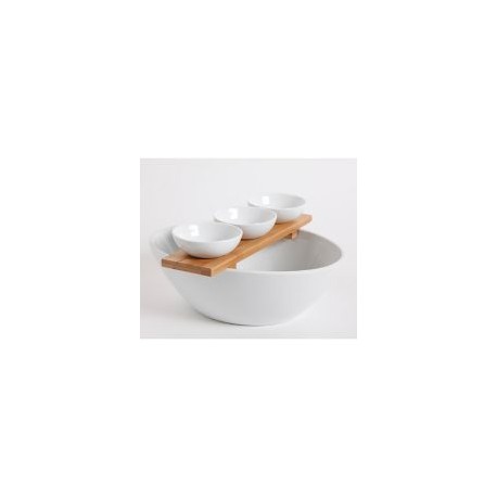 Set botanero c/tabla Gracious Dining 4 pzas