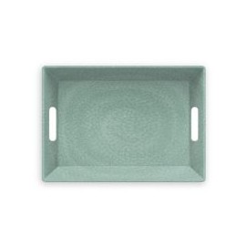 Bandeja melamina 49x36 liso azul Blue Ocean