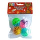 Pelotas bicolor 4 pzas
