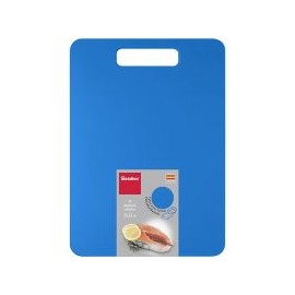 Tabla para picar uso reversible, color azul ideal para pescados y mariscos