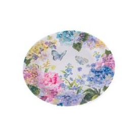 Plato Base Melamina Hortensia 45 cm