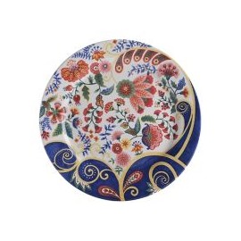 Plato 27.6Cm Flores Azul