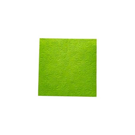 Servilleta papel 33x33 verde hoja