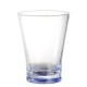 Vaso Acrílico Mediano 340Ml V Fondo Azul