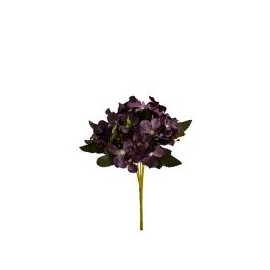 Ramo Mini Hortensias Morado Fuerte Artificial