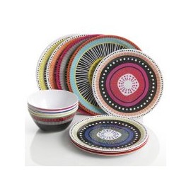 Vajilla Almira 12 piezas porcelana redonda