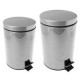 Pack basurero metal pedal 12 + 20 L