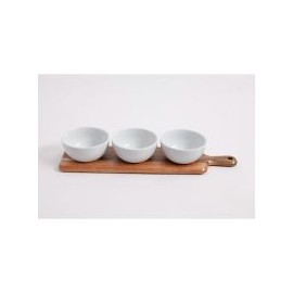Set botanero c/tabla Gracious Dining 3 piezas
