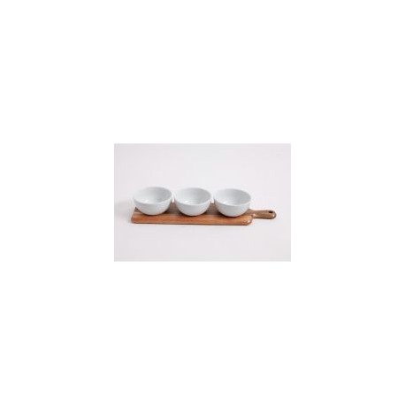 Set botanero c/tabla Gracious Dining 3 piezas