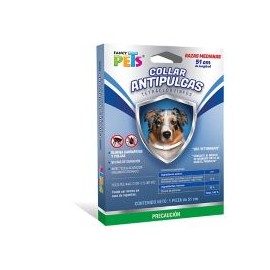 El collar para perros mediano mata y repele tanto las pulgas y garrapatas durante 5 meses.