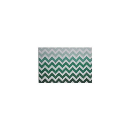 Mantel ind Urban zigzag 45x30 verd