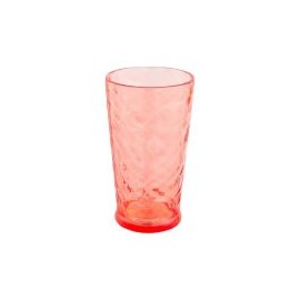 Vaso acrílico HB 16cm rosa