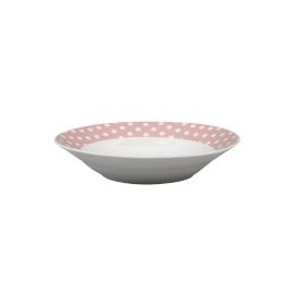 Bowl 13,6X13,6Cm Puntos Rosa