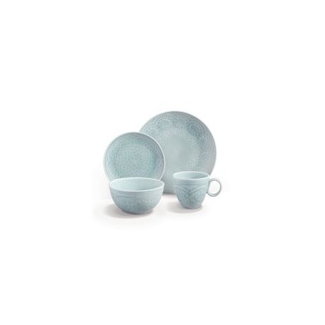 Vajilla Alemany 16 piezas cerámica redonda