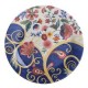 Plato 22.3Cm Flores Azul