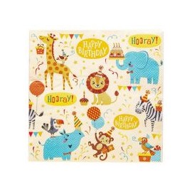 Servilleta papel 33x33 infant animales