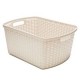 Canasta shia alta de 12 lt taupé
