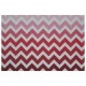 Mantel ind Urban zigzag 45x30 rojo