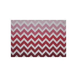 Mantel ind Urban zigzag 45x30 rojo