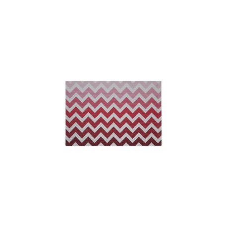 Mantel ind Urban zigzag 45x30 rojo