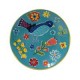 Plato Postre 15Cm Pajaro Azul