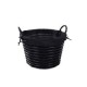 Canasto redondo negro