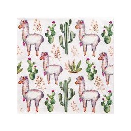Servilleta papel 33x33 infant cactus