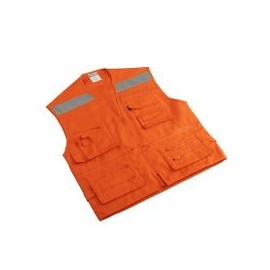 Chaleco Geólogo naranja talla L