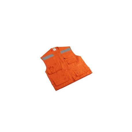 Chaleco Geólogo naranja talla L