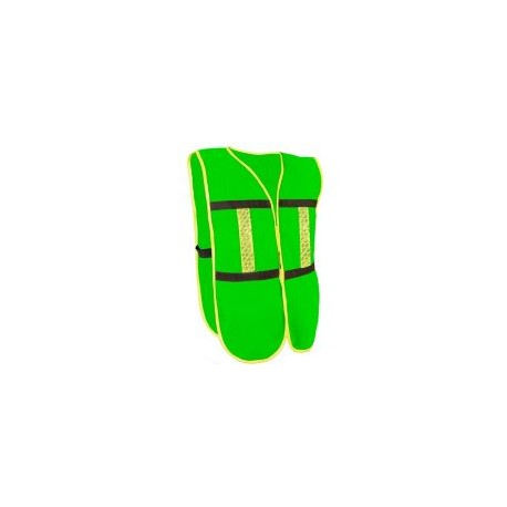 Chaleco de malla con reflejante verde