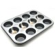 Molde antiadherente panque 12 cavidades