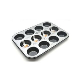 Molde antiadherente panque 12 cavidades