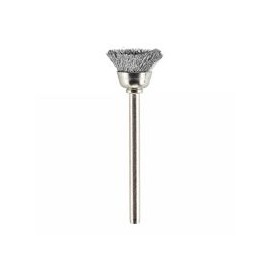 Cepillo de cerdas de acero al carbón de 1/2'' con 2 piezas