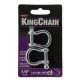 Grillete p/cadena de zinc 1/4" x 2 pc en tarjeta