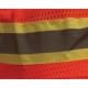 Sombrero de seguridad en poliéster naranja 5 cm