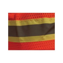 Sombrero de seguridad en poliéster naranja 5 cm