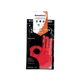 Guante de látex rojo talla 8
