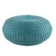 Pouf verde petróleo 60 cm