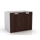 Gabinete fregadero 2 puertas cacao