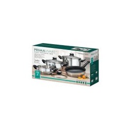 Batería Tramontina 7 pzas acero inox