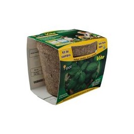 Kit de siembra i-pot albahaca