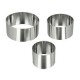 Set de aros para decorar comida 3 piezas