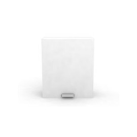 Alacena grande 1 puerta vertical blanco frosty