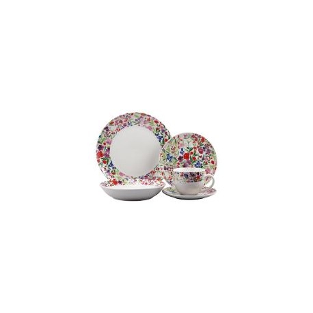 Jgo Vajilla 20Pz Floral