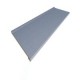 Cubierta ciega Euro copete bajo satin stainless semibrillante