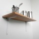 Soporte en escuadra blanco 25 x 30 cm