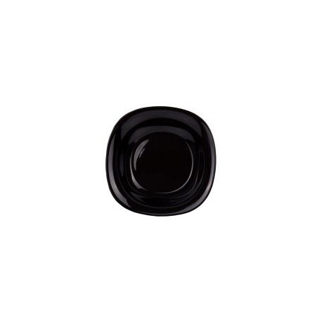 Plato hondo 22 cm Carine negro