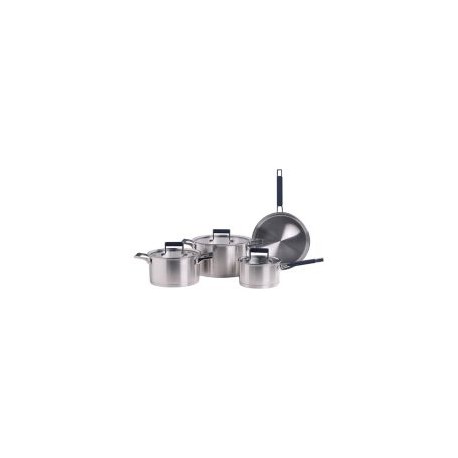 Bateria 7 piezas acero inoxidable
